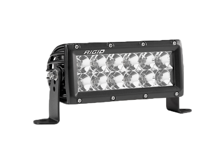 A black and white photo of a light bar.