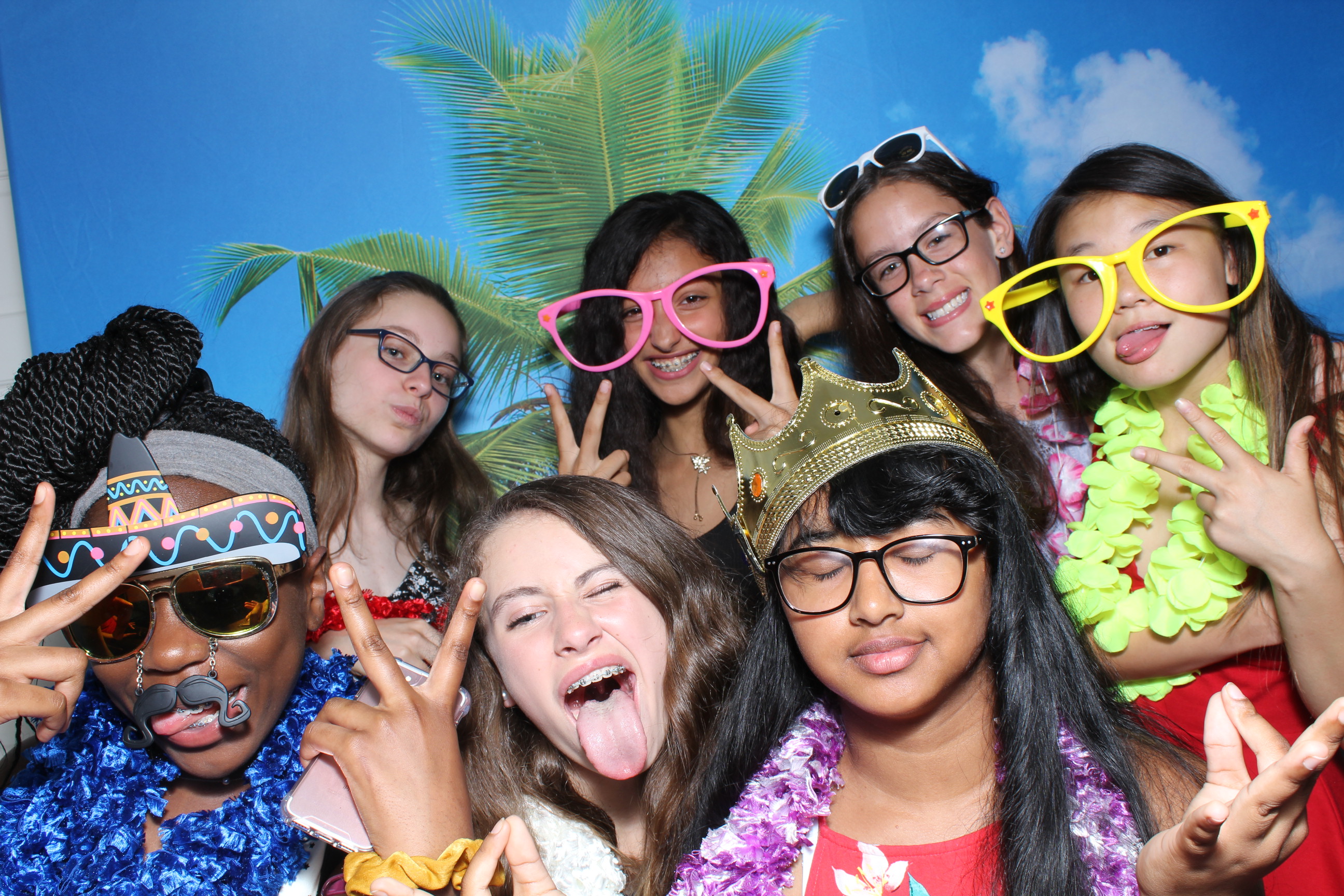 A group of people posing for the camera.