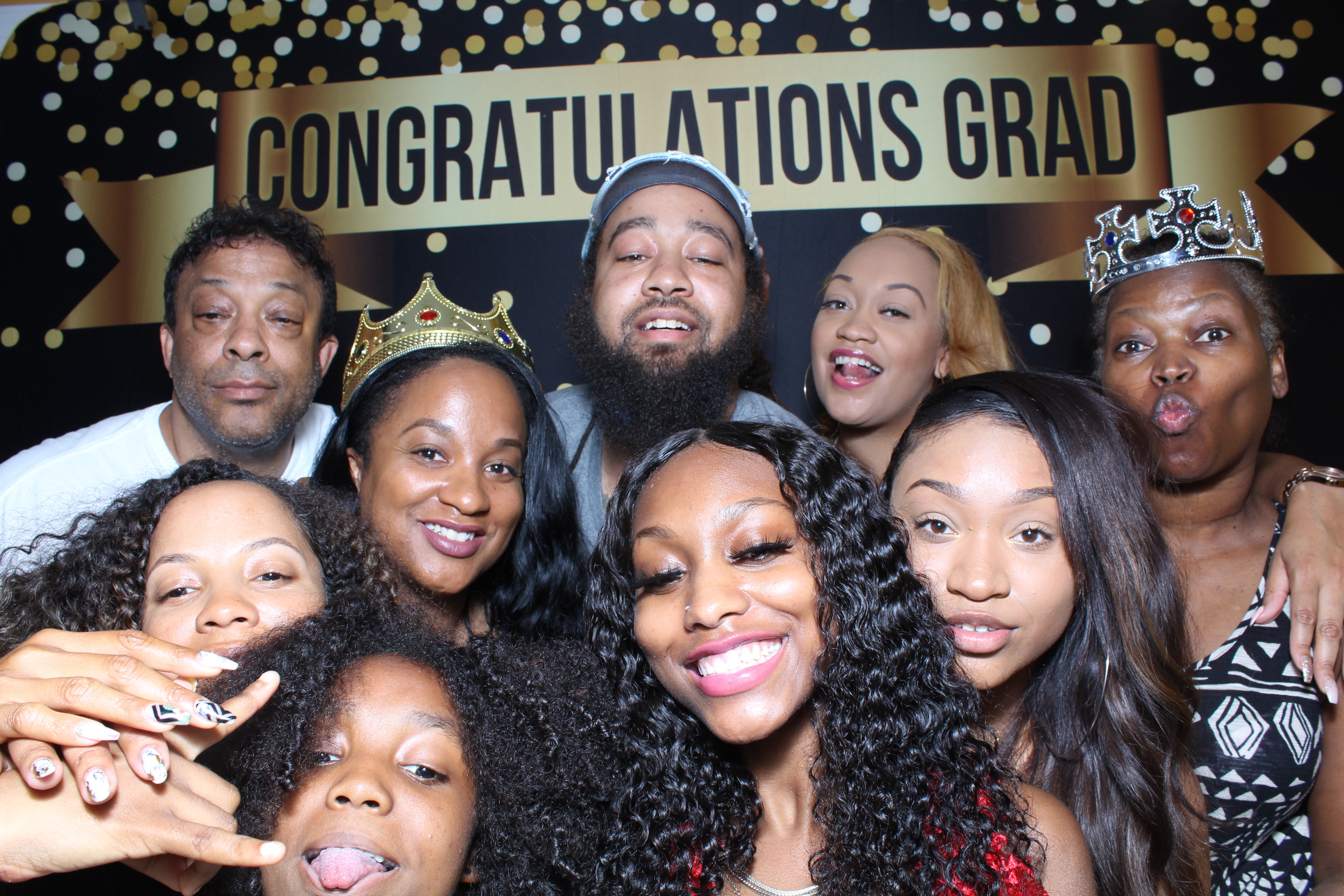 A group of people posing for a picture.