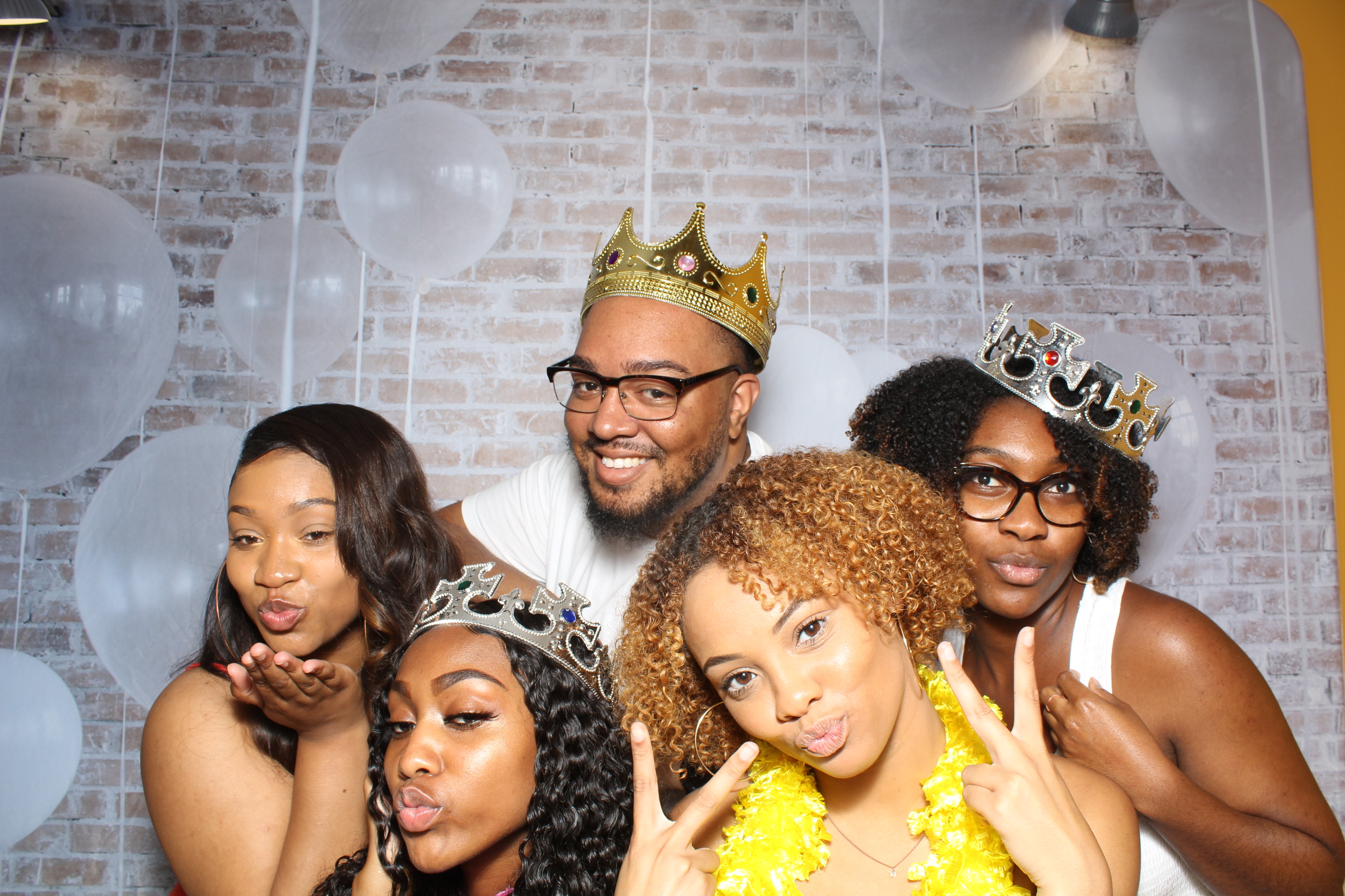 A group of people posing for the camera.