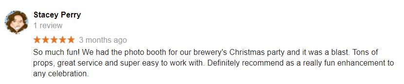 A review of the brewery 's christmas party.