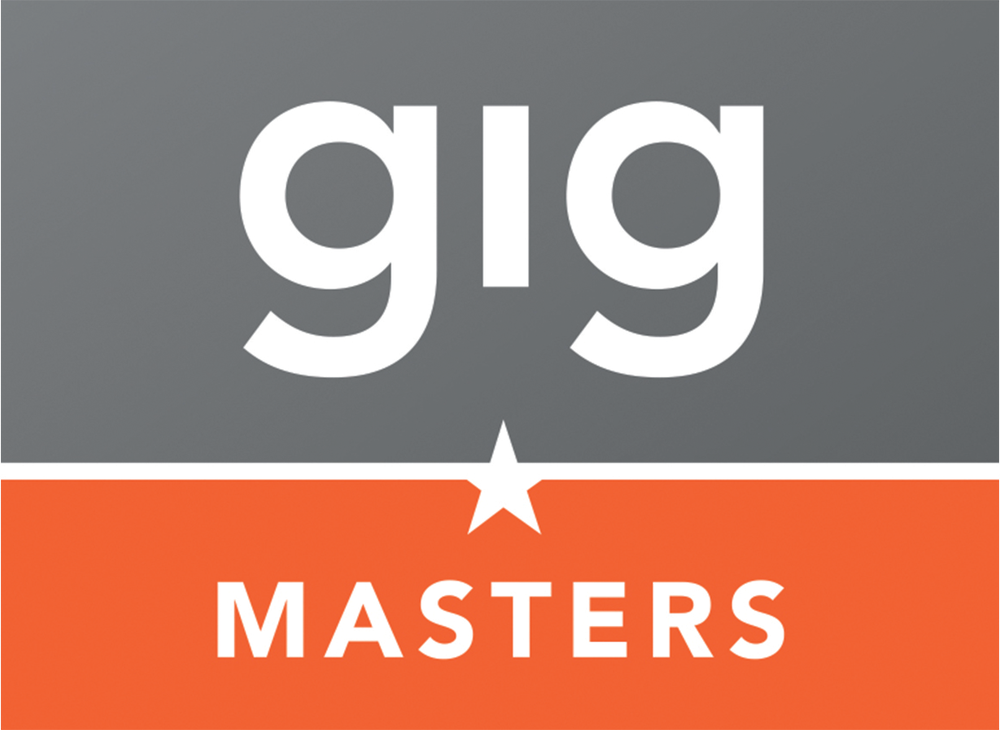 A picture of the gig masters logo.