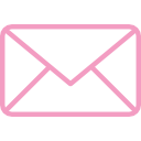 A pink envelope is shown on the black background.